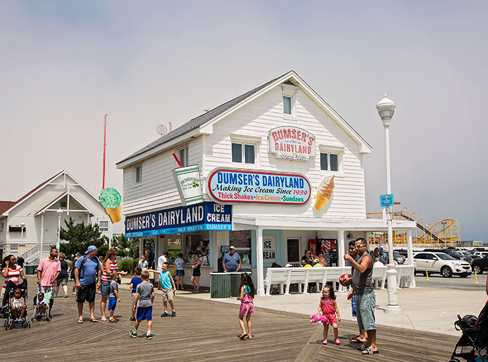 Dumser’s Dairyland, Inlet Parking Lot